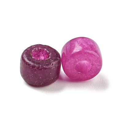 Natural White Jade Dyed Beads G-G003-A06-03-1