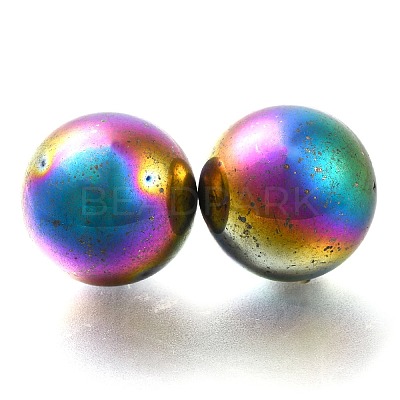 Synthetic Magnetic Hematite Sphere Beads G-C154-02RC-1