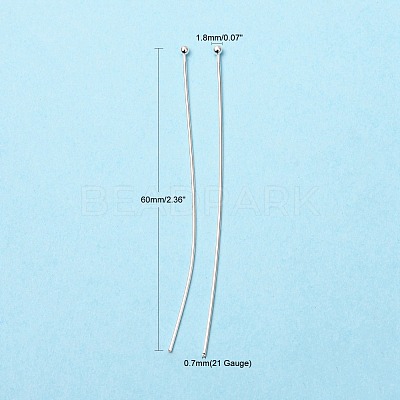 Brass Ball Head Pins RP0.7x60mm-S-1