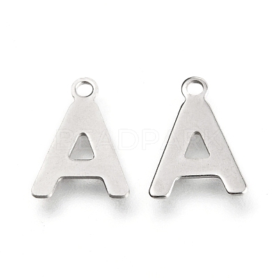 Non-Tarnish 201 Stainless Steel Charms STAS-C021-06P-A-1
