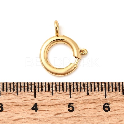 Brass Spring Ring Clasps KK-D407-20G-D-1