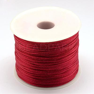 Nylon Satin Rattail Cords NWIR-R025-1.0mm-122-1