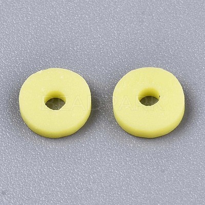 Handmade Polymer Clay Beads X-CLAY-Q251-6.0mm-35-1