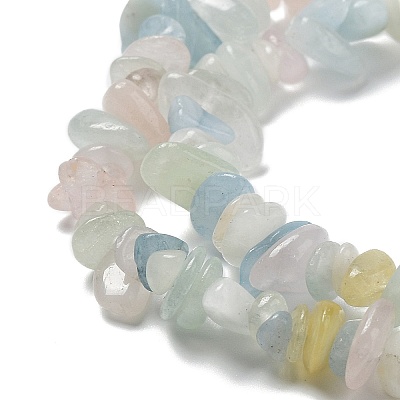 Natural Morganite Beads Strands G-S363-021-01-1