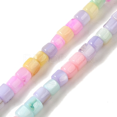 Rainbow Color Dyed Natural Freshwater Shell Beads Strands X1-SHEL-G018-02D-1
