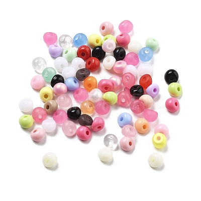 Acrylic Imitation Pearl Beads OACR-D300-01A-1