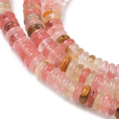 Tigerskin Glass Beads Strands GG-CBAC08A-A02-01-1