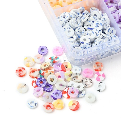 168G 24 Colors Handmade Polymer Clay Beads CLAY-YW0001-79-1