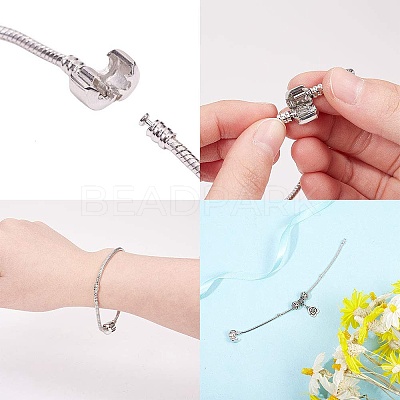 Brass European Style Bracelets Jewelry Making KK-SC0001-12P-1