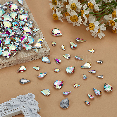 Glass Rhinestone Cabochons RGLA-FG0001-27-1