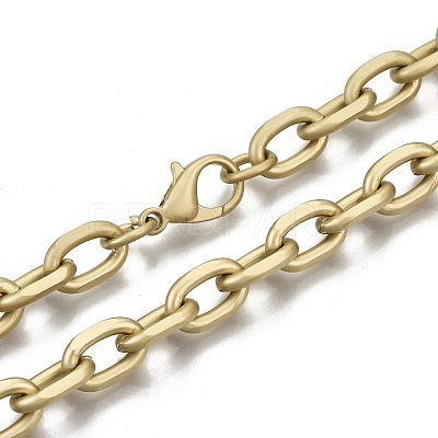 Iron Cable Chains Necklace Making MAK-N034-003B-MG-1