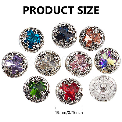 1Set Alloy Snap Button FIND-DR0001-13-1