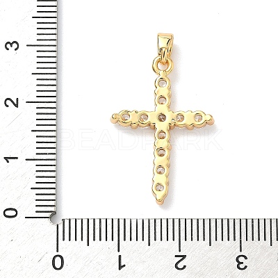Brass Micro Pave Cubic Zirconia Pendants KK-A281-26C-G-1