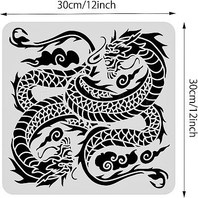 Large Plastic Reusable Drawing Painting Stencils Templates DIY-WH0172-765-1