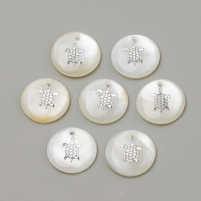 Freshwater Shell Pendants X-SHEL-Q010-005P-1