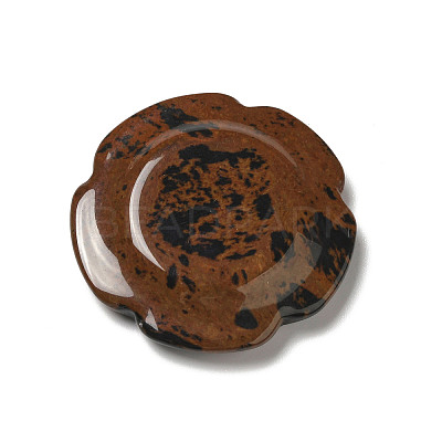 Natural Mahogany Obsidian Worry Stones G-E586-01K-1