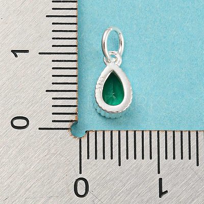 925 Sterling Silver Birthstone Charms STER-G035-01B-02-1