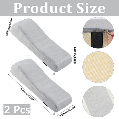 Polyester & Sponge Office Chair Armrests Pad AJEW-WH20006-377B-1