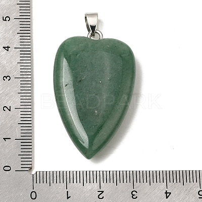 Natural Green Aventurine Pendants G-F820-04P-07-1