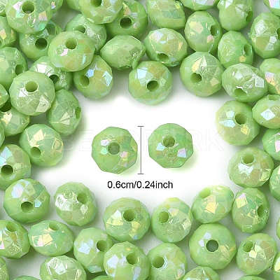 Opaque Acrylic Beads MACR-YW0003-55H-1