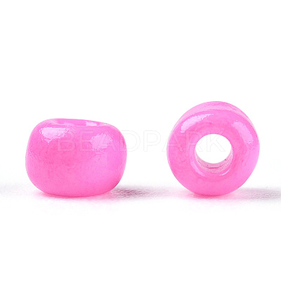 8/0 3mm Baking Paint Glass Seed Beads Loose Spacer Beads X-SEED-S002-K2-1