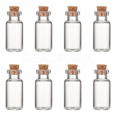 Glass Jar Glass Bottles AJEW-H004-3-1