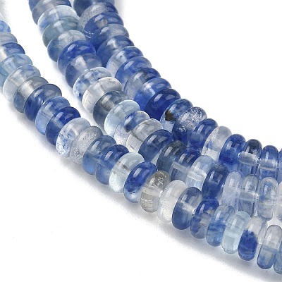 Blue Watermelon Stone Glass Beads Strands GG-CBAC08A-A02-02-1