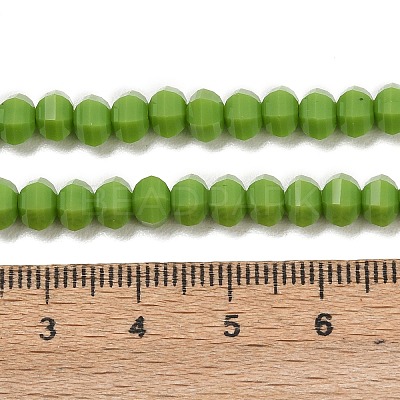 Opaque Glass Beads Strands GLAA-G125-01C-04-1