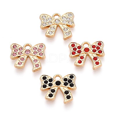 Alloy Rhinestone Pendants PALLOY-T092-21G-1