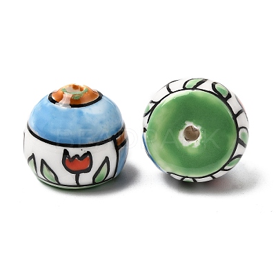 Handmade Porcelain Beads PORC-A034-05F-1