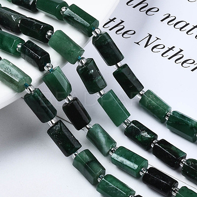 Natural Fuchsite Beads Strands X-G-S376-011-1-1