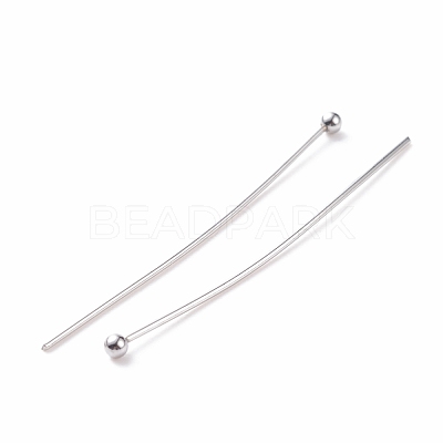 Tarnish Resistant 304 Stainless Steel Ball Head pins STAS-R051-40mm-1