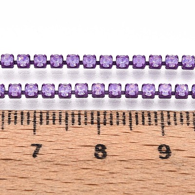 Iron Rhinestone Cup Chains CH-T006-05B-05-1