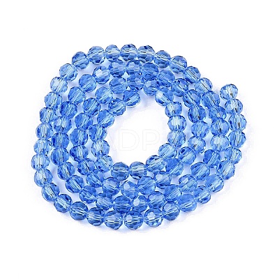 Transparent Glass Beads Strands EGLA-A035-T3mm-D14-1
