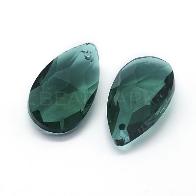 Faceted Glass Pendants GLAA-F069-L-A16-1