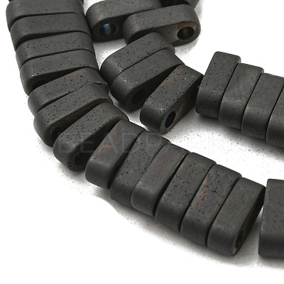 Electroplated Non-magnetic Synthetic Hematite Beads Strands G-C106-B01-14A-1
