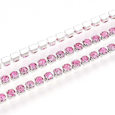 Iron Rhinestone Cup Chains CH-T006-02A-01-1