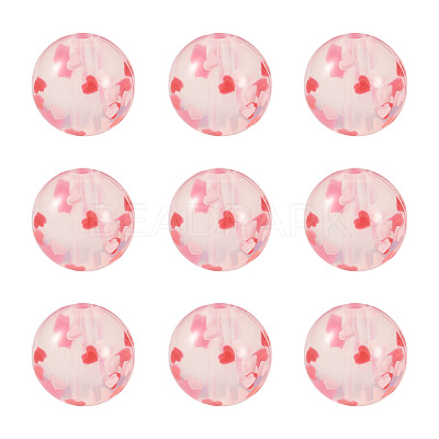 10Pcs Round Food Grade Eco-Friendly Silicone Beads SIL-TA0002-13-1