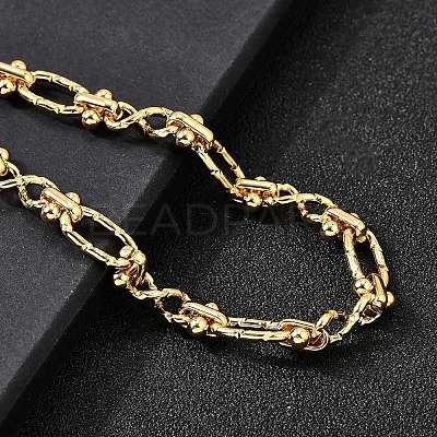 304 Stainless Steel Oval & Infinity Link Chain Bracelets for Women BJEW-K226-14C-G-1