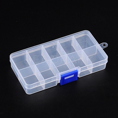 10 Compartment Organiser Storage Plastic Box LS-C006Y-1