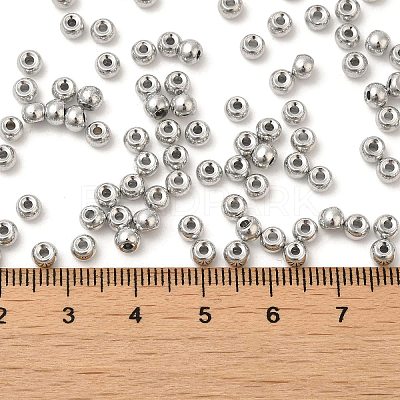 Metallic Colours Plated Glass Seed Beads SEED-H002-G-A573-1