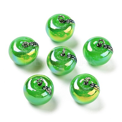 AB Color Resin Pendants RESI-C051-02H-P-1