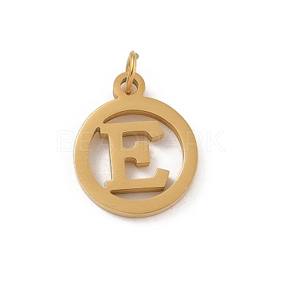 304 Stainless Steel Charms
with Jump Ring STAS-R001-02G-E-1