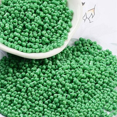 Baking Paint Glass Seed Beads SEED-A033-05Q-1