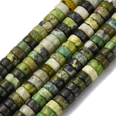 Natural Serpentine Beads Strands G-L624-I16-3x6mm-1