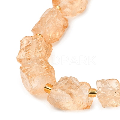 Raw Rough Natural Quartz Crystal Beads Strands G-Z131-J01-08-1