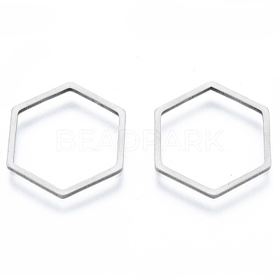 Non-Tarnish 201 Stainless Steel Linking Rings STAS-N090-T13-1-1