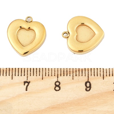 304 Stainless Steel Pendant Cabochon Settings STAS-L022-533G-1