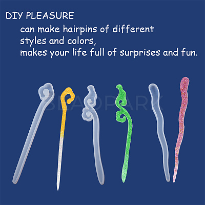 Hairpin DIY Silicone Molds PH-DIY-G005-35-1