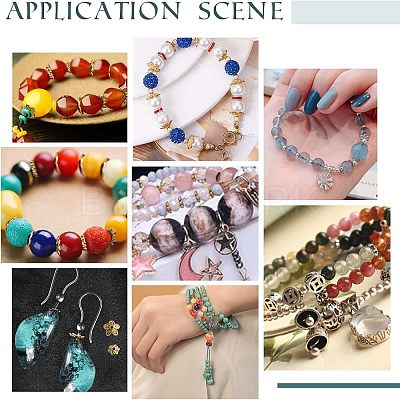 600Pcs 12 Style Multi-Petal Iron Bead Caps IFIN-FH0001-58-1